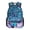 Blue Butterflies, variant on T-rex Dinosaur Print Lightweight Student Backpack, Waterproof Polyester School Bag, Adjustable Shoulder Straps School Backpack for Camping