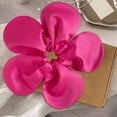 thumbnail image 3 of CSChome Hair Rope Princess Flower Hair Rope - Large Flower Shape Exaggerated Solid Color Hair Tie, 3 of 7