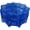 Blue Thicken Mesh Material, variant on Foldable Bait Trap Fishing Net - Hand Cast Cage for Catching Fish Shrimp Crab Crawfish