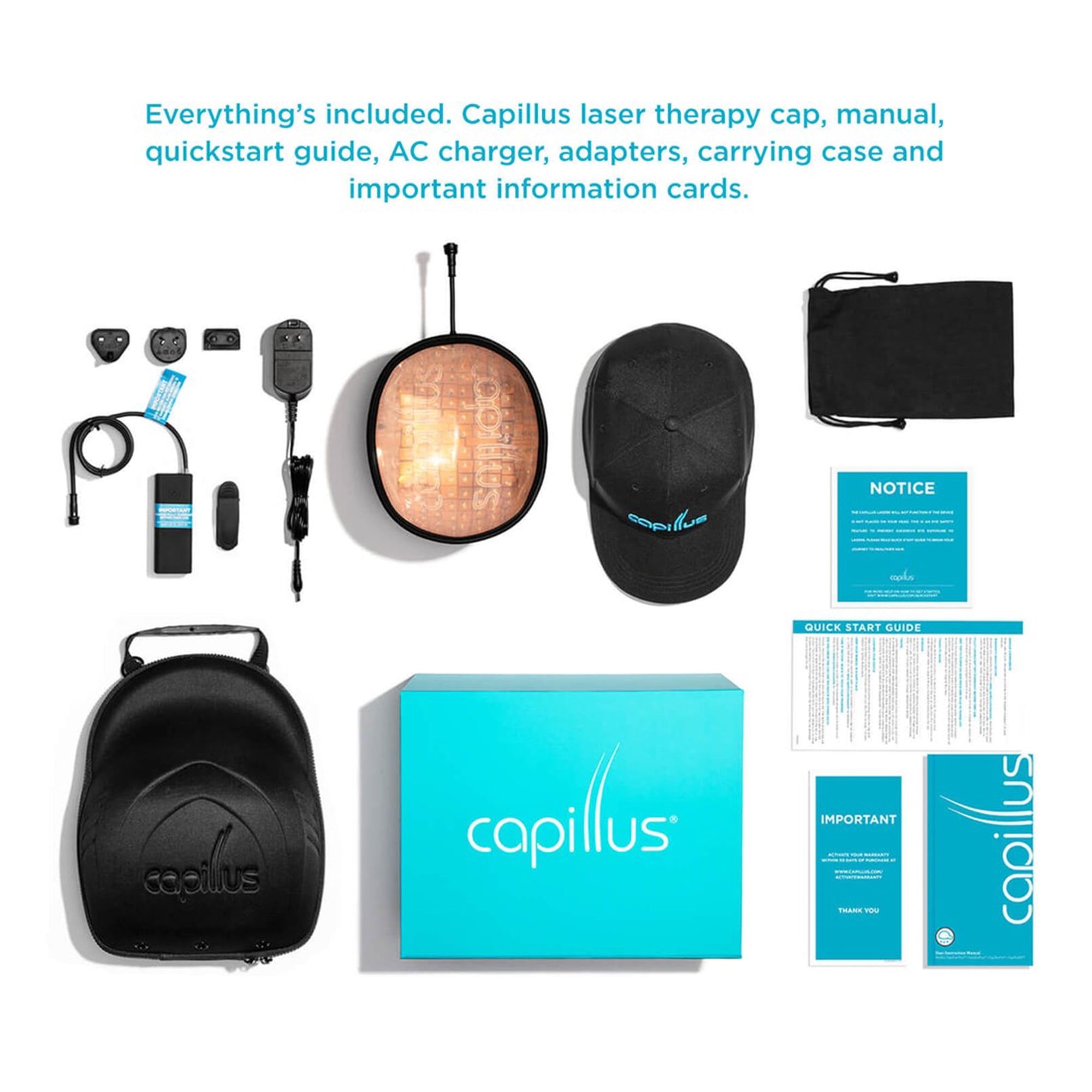 CapillusPlus Casquette laser de repousse capillaire