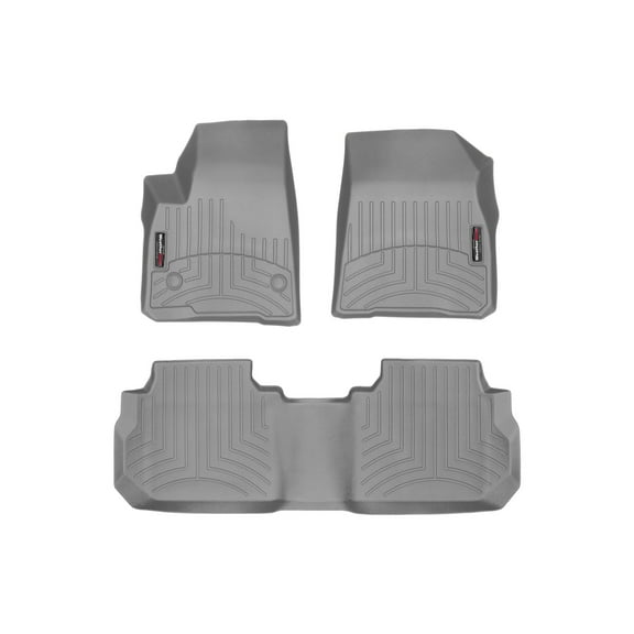 WeatherTech Custom Fit FloorLiners compatible with 2017-2025 Cadillac XT5 - 1st & 2nd Row, Grey