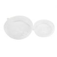 2PCS Plastic Microwave Cover Clear Steam Vent Splatter Lid Food Dish