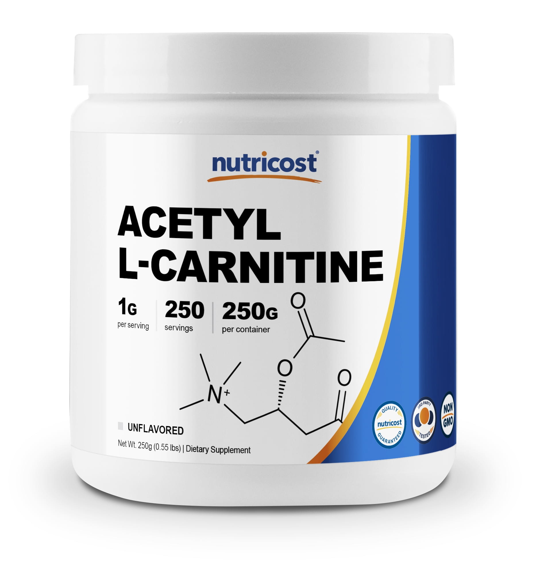 Buy Nutricost Acetyl LCarnitine ALCAR 250 Grams 1G Per Serving 250