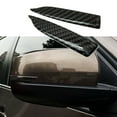 thumbnail image 2 of 2X Universal Carbon Fiber Car Rearview Mirror Trim Side Mirror Protector Guard, 2 of 7