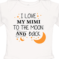 thumbnail image 4 of Inktastic I Love My Mimi to the Moon and Back Boys or Girls Long Sleeve Baby Bodysuit, 4 of 5