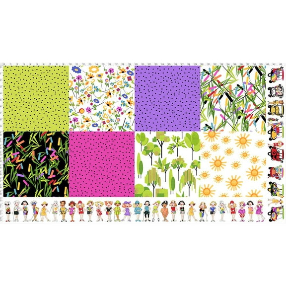 Golf Happy! Patch Fabric Panel