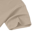 thumbnail image 6 of Wavsuf Mens Tees Shirts Men Plain T Shirts Short Sleeve Tight T Shirt Khaki Size 5XL, 6 of 10