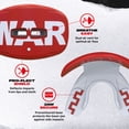 thumbnail image 3 of SafeJawz Lip Guard, Football Mouth Guard with Detachable Strap, Adults and Junior (Black Fangz), 3 of 6