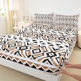 thumbnail image 3 of Manfei Bohemian Aztec 4pcs Bed Sheets for Female Men Teens,Exotic Style King Sheets,Southwestern Theme Super Cozy Sheet Set,Lightweight Room Decor, 3 of 7