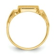 thumbnail image 2 of 14K Yellow Gold Ring Band Signet Men's, 2 of 5