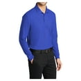 thumbnail image 4 of Yellow Rooster Men's Long Sleeve Core Classic Male Pique Polo True Royal M, 4 of 6
