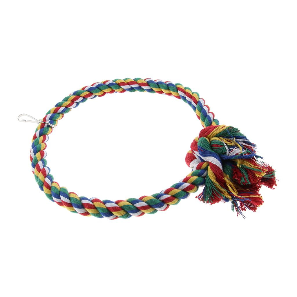 View of Rope Toy Parrot Cage Toys Cages For African - Walmart.com