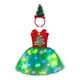 thumbnail image 1 of Vestido de de Navidad para niñas, vestido de fiesta de Navidad iluminado con diadema, luces LED, disfraz de Navidad para juegos de , L L, 1 of 9