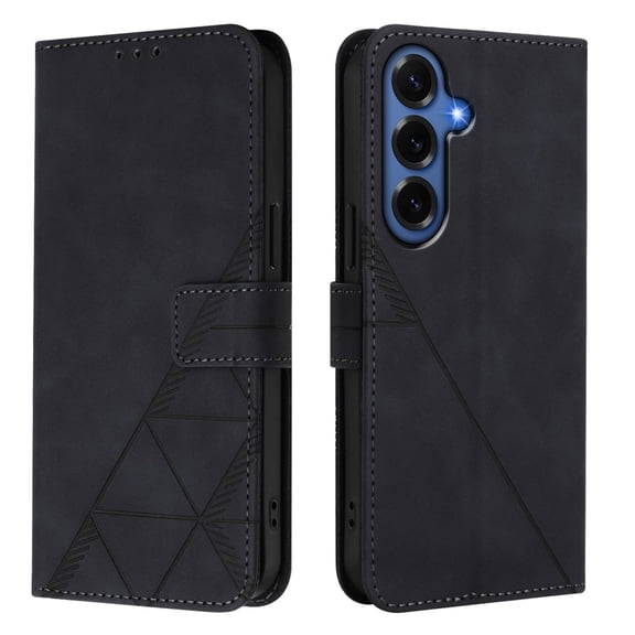 For Samsung Galaxy S26 Plus Wallet Case, Premium Leather Flip Stand Cards Holder Business Type RFID Blocking Shockproof Phone Case Cover for Samsung Galaxy S26 Plus Black