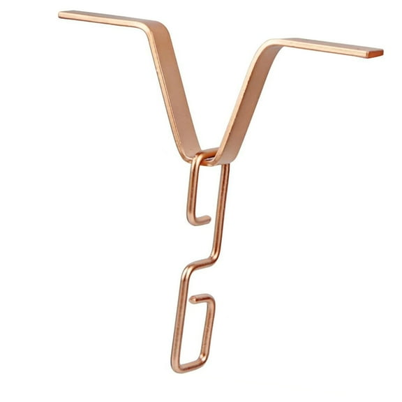 SDFGTstore V-Shape Rain Chain Gutter Adapter Hanging Hook for Downspout Drainage Systems