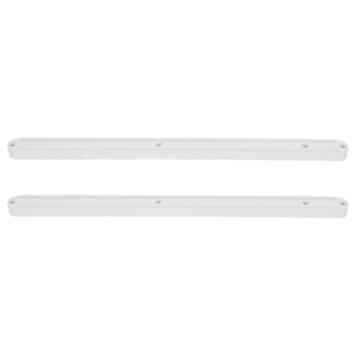 10Pcs Soft Close Drawer Slides, Plastic Runners (298mm Black) - Quiet Replacement For Cabinets & Keyboard Trays