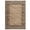 Brown, variant on HOMERRY 3' x 5' Thow Area Rugs for Living Room Modern Washable Indoor Floral Border Print Carpet, Brown