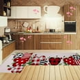 thumbnail image 5 of Hearth & Gear Valentines Day Kitchen Rugs And Mats Set Of 2 Valentines Kitchen Mats Farmhouse Mats For Floor Decorations Decorative Valentines Day Kitchen 16x24 Inch And 16x43 Inch Throws for Sofa, 5 of 5