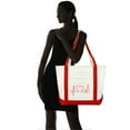 thumbnail image 2 of DALIX Heartbeat Nurse Tote Bag Cotton Canvas Embroidered in Red, 2 of 7
