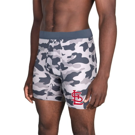 Men s Concepts Sport Charcoal St. Louis Cardinals Invincible Knit Boxer Brief Men s Concepts Sport Charcoal St. Louis Cardinals Invincible Knit Boxer Brief