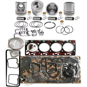 4BT3.9 Engine Overhaul Rebuild Kit Compatible with Cummins 4BT 3.9 Diesel Engine CASE 570LXT 580K 580L W11B Backhoe Loader NO Liners Valves Kit