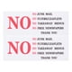 thumbnail image 1 of 2 pegatinas para buzón de correo "No publicidad" (resistentes) para exteriores. Letrero para buzón de correo, ideal para el hogar y la empresa., 1 of 7