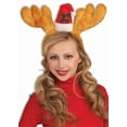 thumbnail image 2 of ANTLERS W/HAT HEADBAND BROWN, 2 of 2