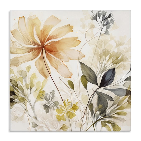Stupell Industries Modern Botanical Serenity Pattern Canvas Art, 17 x 17, by Lazar Studio