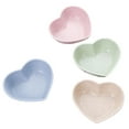 thumbnail image 3 of Hemoton  3 Pack Multi-purpose Bowl Holder Clip Sauce Server Dish Heart Dipping Plate, 3 of 8