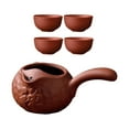 thumbnail image 4 of Tetera de cerámica con juego de tazas Macarena, 4 of 8