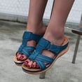 thumbnail image 5 of Sandal Comfortabele Premium Open Teo Slippers Casual Comfortabele ,Blue,US5/EU36, 5 of 8