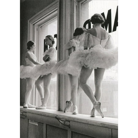 Window Ledge Seating Avanti Press Ballerinas On Window Ledge America Collection Dance / Dancing Birthday Card ()