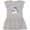 AC-Heather Grey, variant on Inktastic Holiday Snowman Girls Toddler Dress