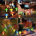 thumbnail image 5 of Syenll 8 pack Mushroom Solar Lights Outdoor, Waterproof LED Solar Garden Light for Yard Patio Lawn Decoration, 5 of 8