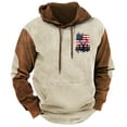 thumbnail image 2 of ZRGHAOYLQ Mens Western Cowboy Vintage Ethnic Print Sweatshirts Pullover American Flag Pattern Hoodie Big And Tall Oversized Sweatshirt Long Sleeve Hooded Shirts with Pocket, 2 of 3