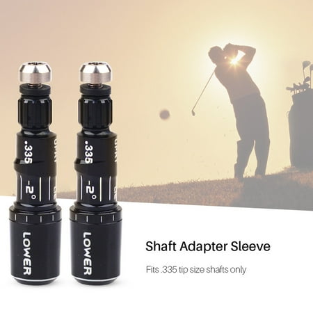 2PCS 4-Degree .335 Golf Shaft Adapter Sleeve for TaylorMade 2016 M1 M2 DRIVER & (Best Shaft For M2 Driver)