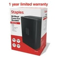 thumbnail image 6 of Staples 24-Sheet Cross-Cut Multi-Media Shredder (ST62156), 6 of 7