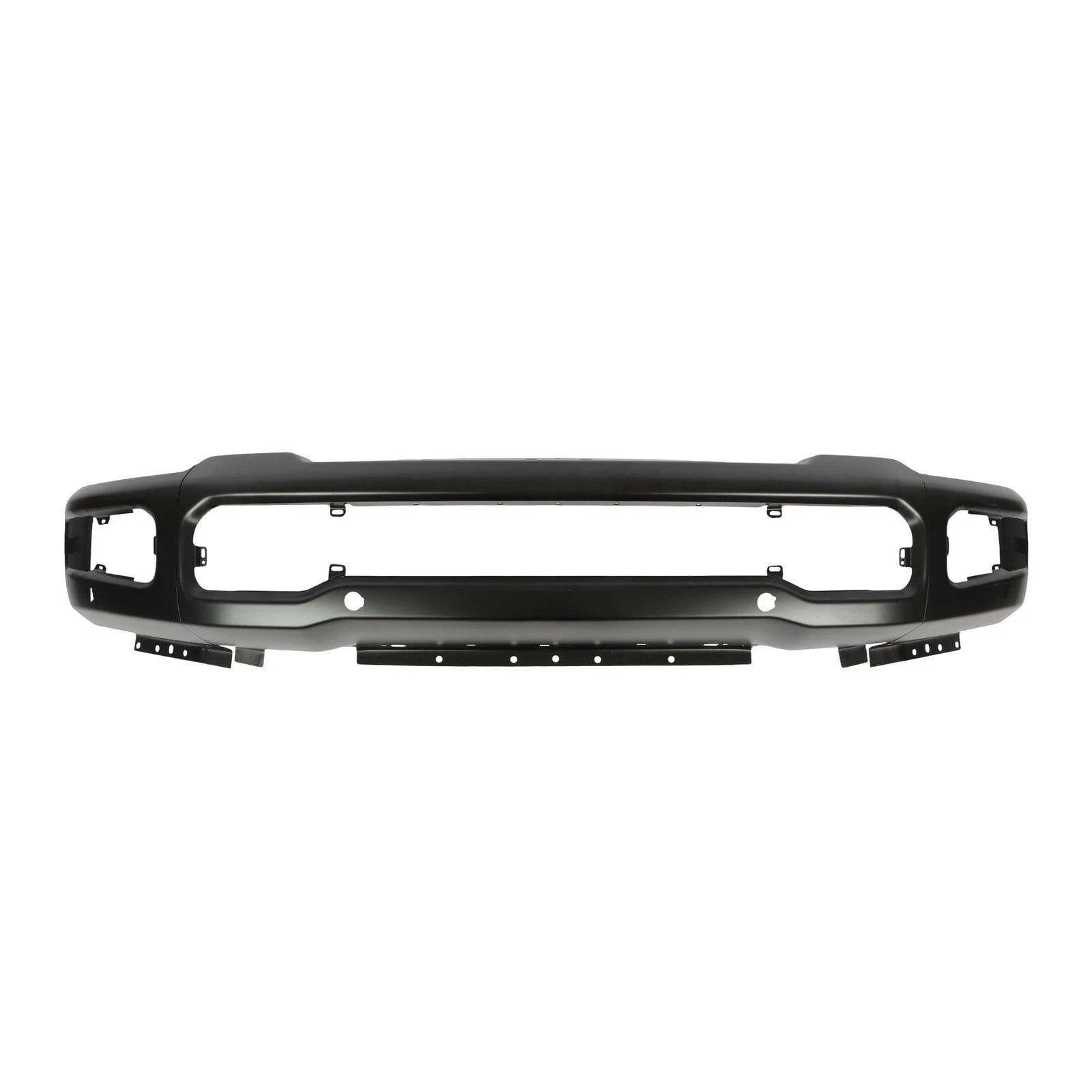 Black Steel Front Bumper For 2023-2025 Ford F250 F350 Super Duty W/Senser Holes
