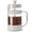 White, variant on PARACITY Plastic lid French press 11.8 oz/350ml,Camping Mini Coffee/Tea Press of 304 Stainless Steel Filter and Heat Resistant Glass