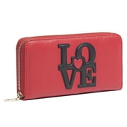 Moschino JC5521 0500 Red Zip Around Wallet