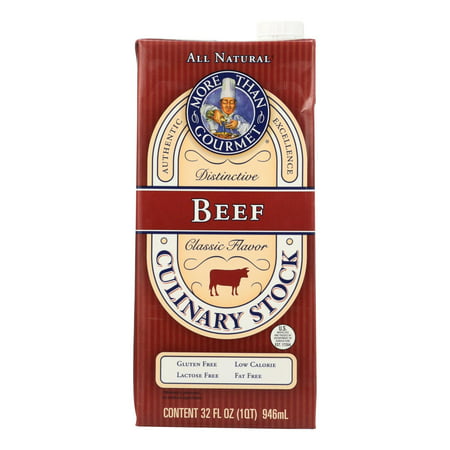 More Than Gourmet - Beef Stock - Case of 12 - 32 OZ