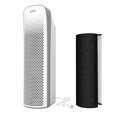 thumbnail image 2 of Pure Enrichment PureZone Elite True HEPA Large Room Tower Air Purifier with Air Quality Monitor, 4 Stage Filtration and UV-C Light (White), 2 of 5