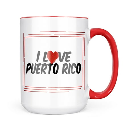 

Neonblond I Love Puerto Rico Mug gift for Coffee Tea lovers
