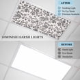 thumbnail image 4 of Farmhouse Black Fluorescent Light Covers, Vintage Flower Leaf Botanical Plant Magnetic Light Covers for Ceiling Lights, Fluorescent Ceiling Shade Filters for Classroom Bedroom Office 4x2Ft x 2PCS, 4 of 8