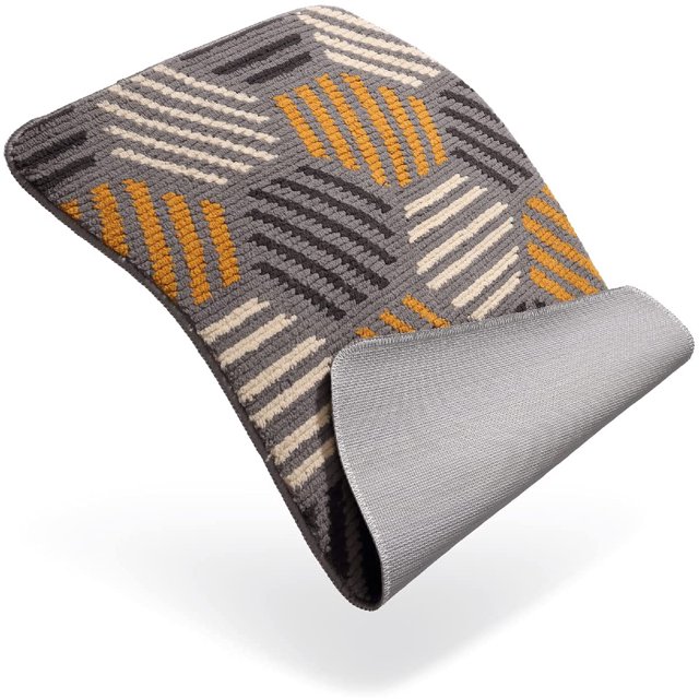 Tapis de Porte Intérieur Color&Geometry, Super Absorbant pour Entrée, Antidérapant, Lavable, Imperméable, Résistant à la Saleté, 24"x36 Pouces