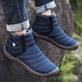 thumbnail image 4 of Unisex Warm Ankle Boot Plush Lined Snow Boots Mens Slip-on Comfortable Work, 4 of 8
