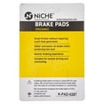 thumbnail image 2 of Niche Front Brake Pad Set for Honda Goldwing 1500 Organic Motorcycle 519-KPA2409D, 2 of 5