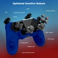 thumbnail image 6 of PRO Wireless GamePad Compatible with Apple iPhone 14, 14 Pro, 14 Pro Max, 15 Plus Models Controller Plus 1,000mah Battery/Built-In Speaker/Gyro/Remote BlueTooth Slim (Blue), 6 of 7