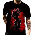 thumbnail image 2 of Camiseta Impresa 3D Anime Vegeta Son Goku Hombres Moda Casual Dibujos Animados Cool Tops De Gran Tamañopangjing, 2 of 4
