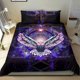 thumbnail image 3 of Flying Owl Spirit - Morado | Juego de cama | Mandalazed, 3 of 4